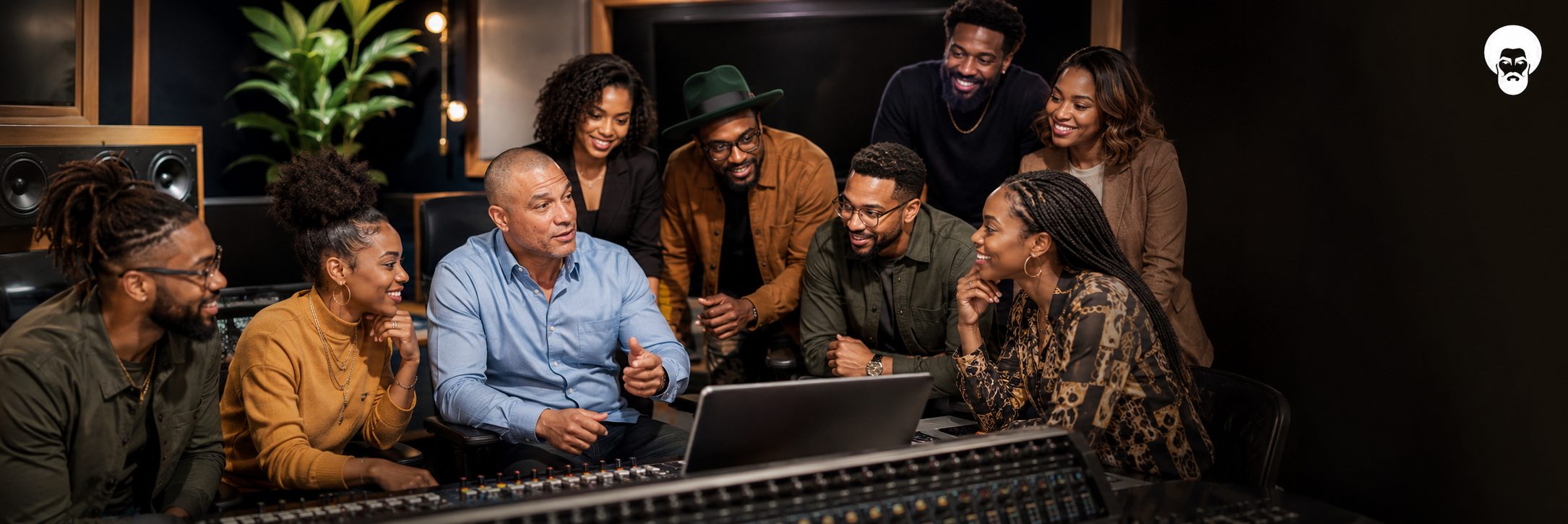 Black business leaders in a boardroom strategy session
