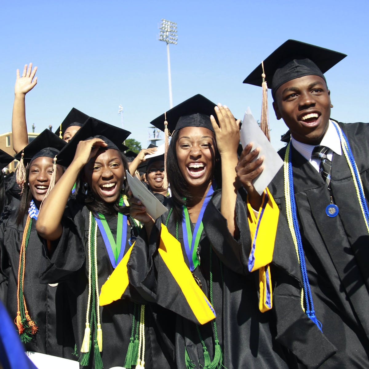 Black American Party — education policy Black American graduate representing the Black American Party education policy