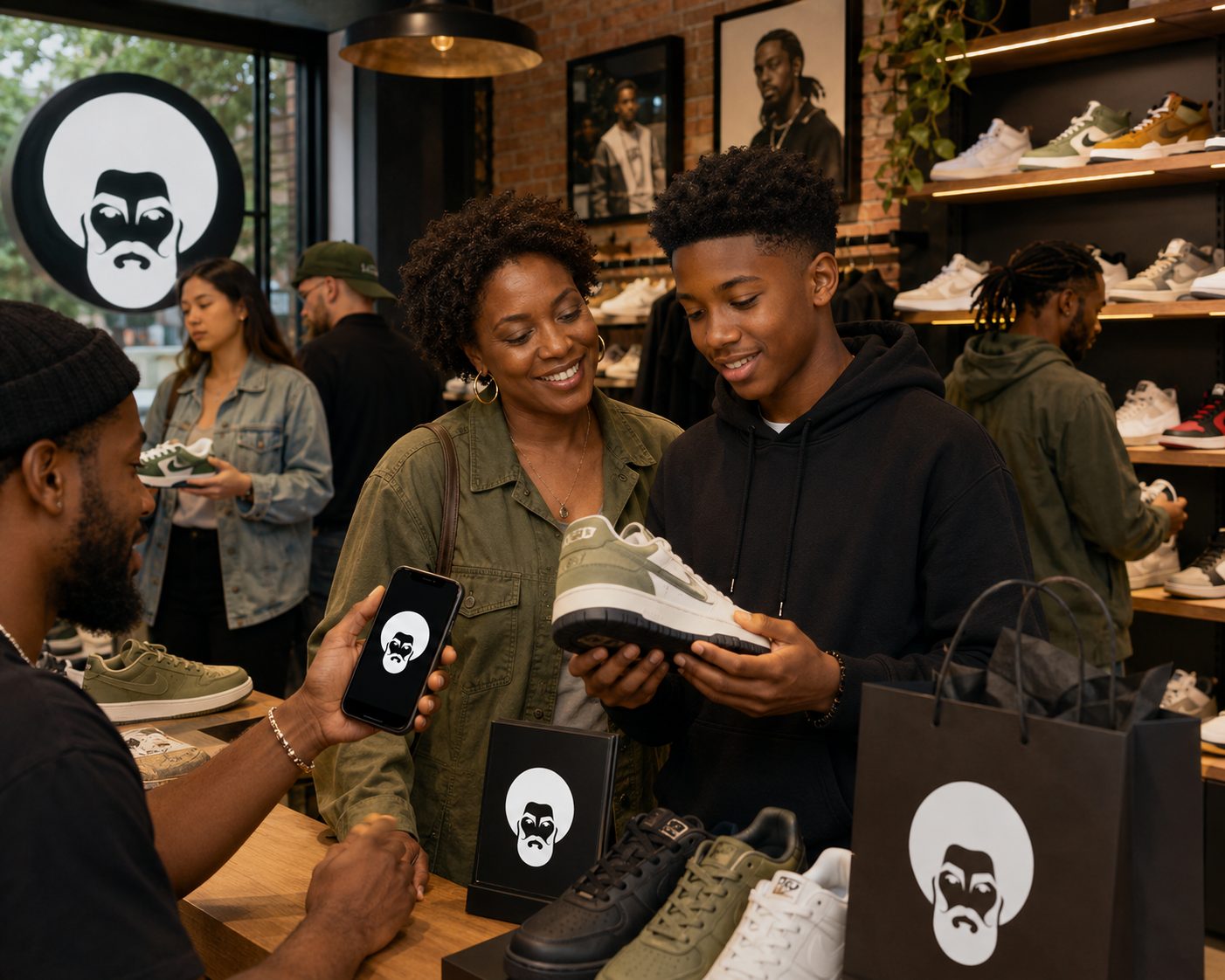 Black families spending with Black-owned businesses on the Black Dollar app
